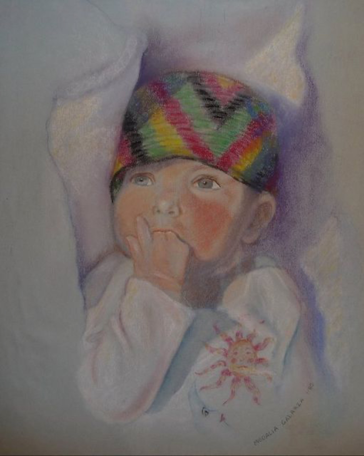 Portraiture Amber, pastel